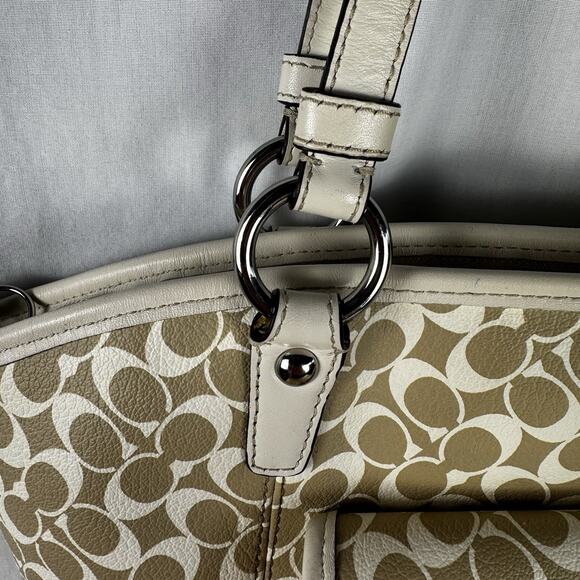 Coach Signature Chelsea Lea Medium Shoulder Tote Bag C1093-F15135 - Picture 10 of 16